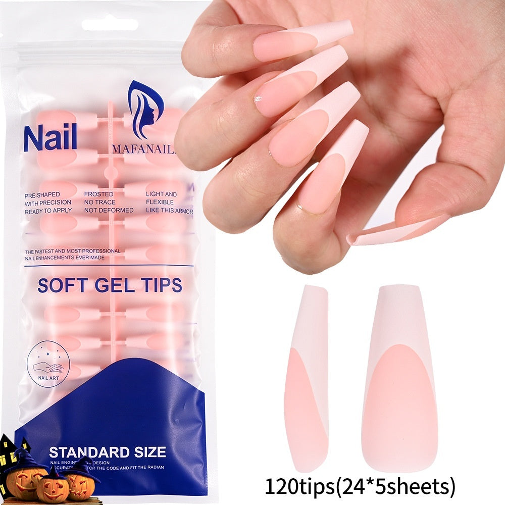 120-piece Bag Of Detachable Nail Tips For Manicures