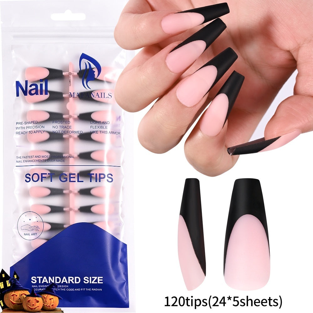 120-piece Bag Of Detachable Nail Tips For Manicures