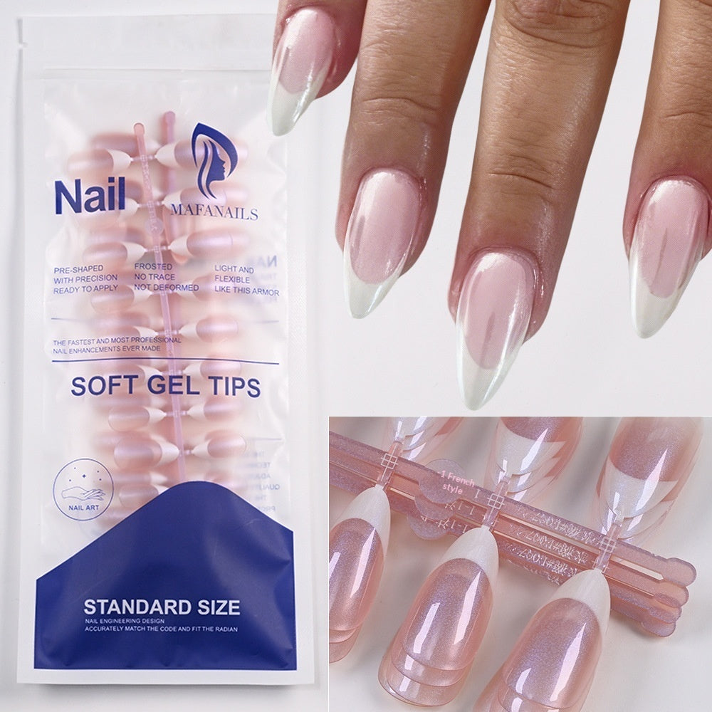 120-piece Bag Of Detachable Nail Tips For Manicures