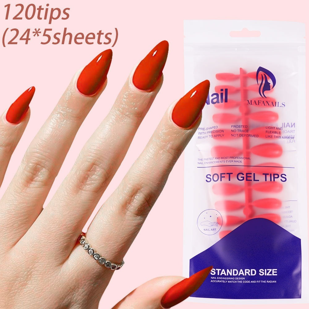 120-piece Bag Of Detachable Nail Tips For Manicures