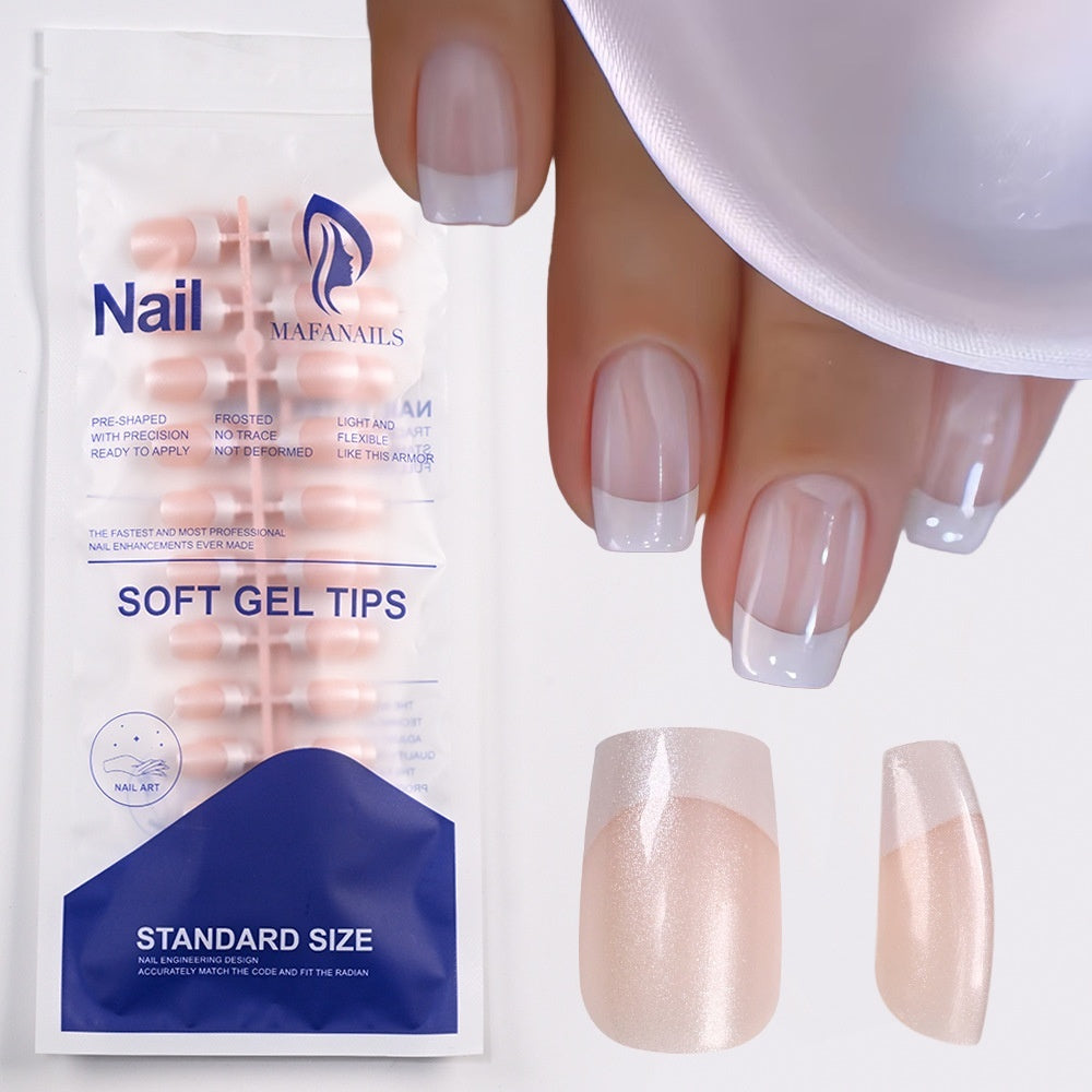 120-piece Bag Of Detachable Nail Tips For Manicures