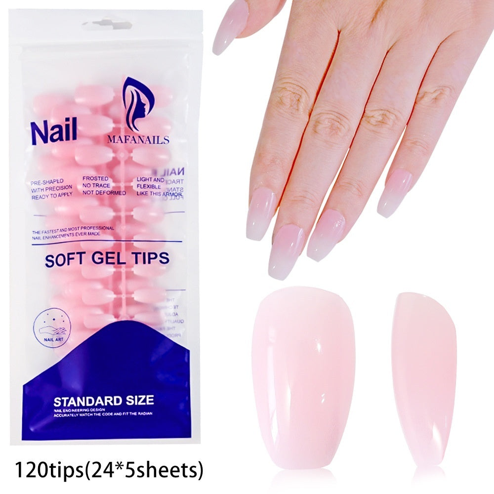 120-piece Bag Of Detachable Nail Tips For Manicures