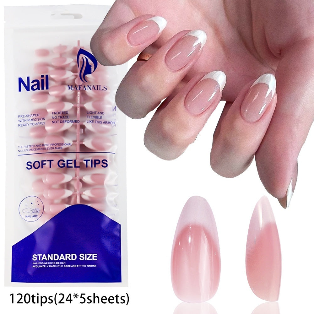 120-piece Bag Of Detachable Nail Tips For Manicures